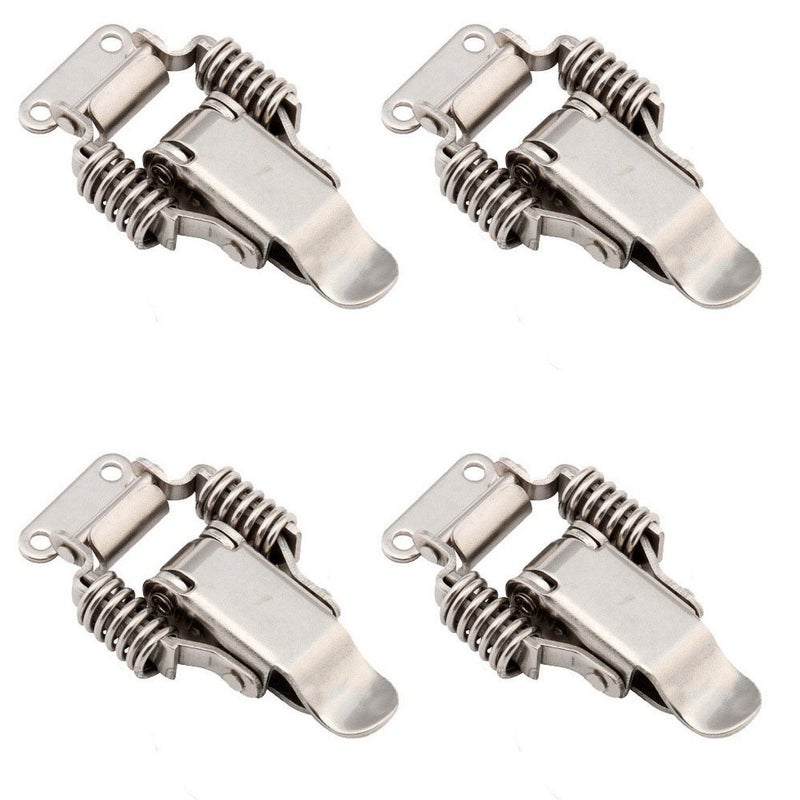 Svaitend Spring hasp Toolbox Toggle latches Lockï¼ŒStainless Steel 304 Toolbox Draw Compression Spring Toggle Latch Catch Clamp W/Screws - Image 1